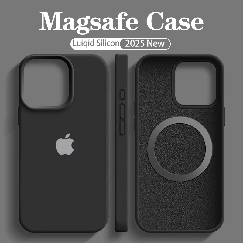 Оригинальный жидкий силиконовый чехол magsafe для apple iphone 17 - Фотография_2