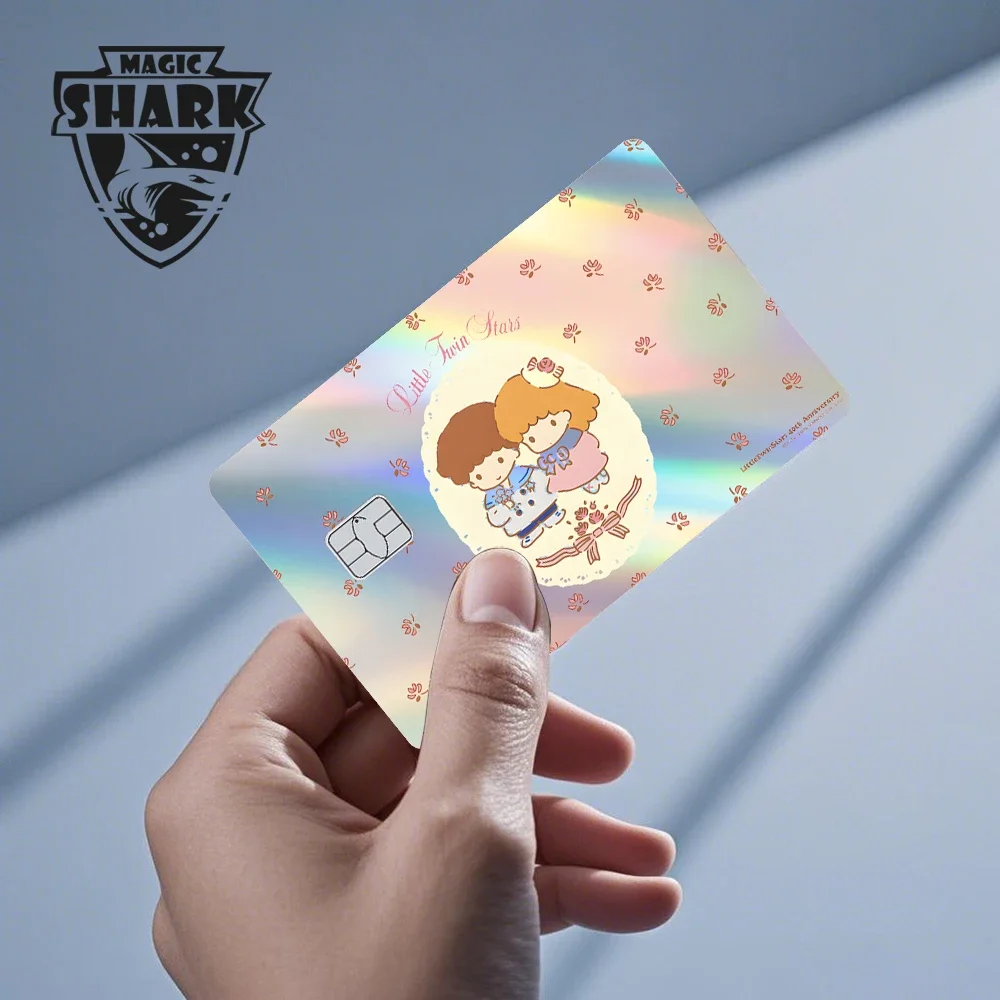 Лидер продаж, голографическая лазерная блестящая пленка hello kitty kuromi - Фотография_4