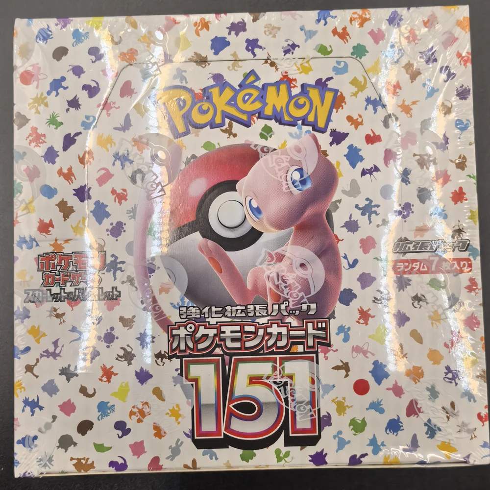 Карта ptcg 151 sv2a booster box алая и фиолетовая японская английская - Фотография_4
