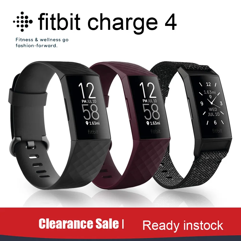 Умные часы fitbit charger 4 для мужчин и женщин