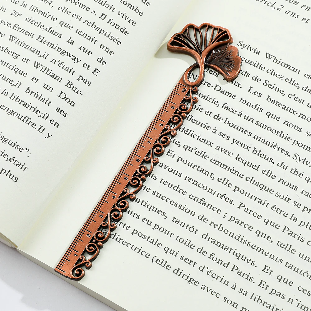 Металлические закладки в виде бабочки гинкго билоба для любителей книг - Фотография_4