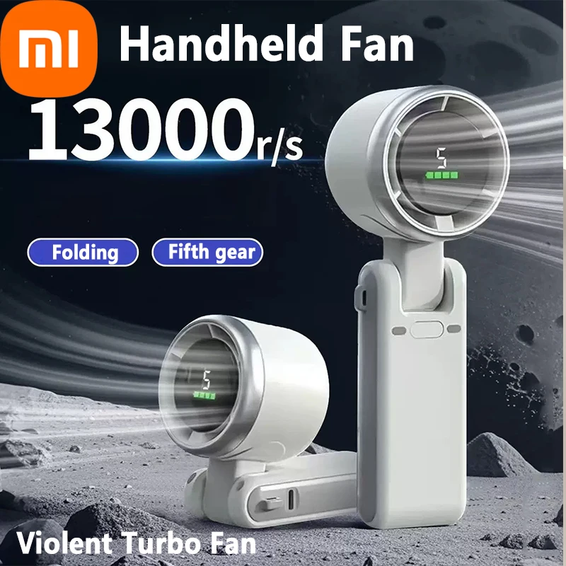Xiaomi mini высокоскоростной ручной вентилятор с зарядкой через usb