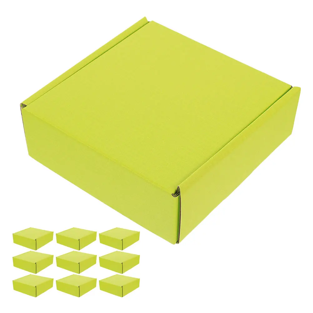 Красочные гофрированные упаковочные коробки для хранения доставки - Фотография_6