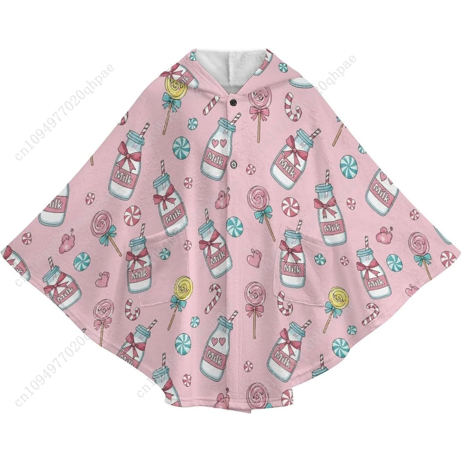 Уютный фланелевой свитер-одеяло - Фотография_4