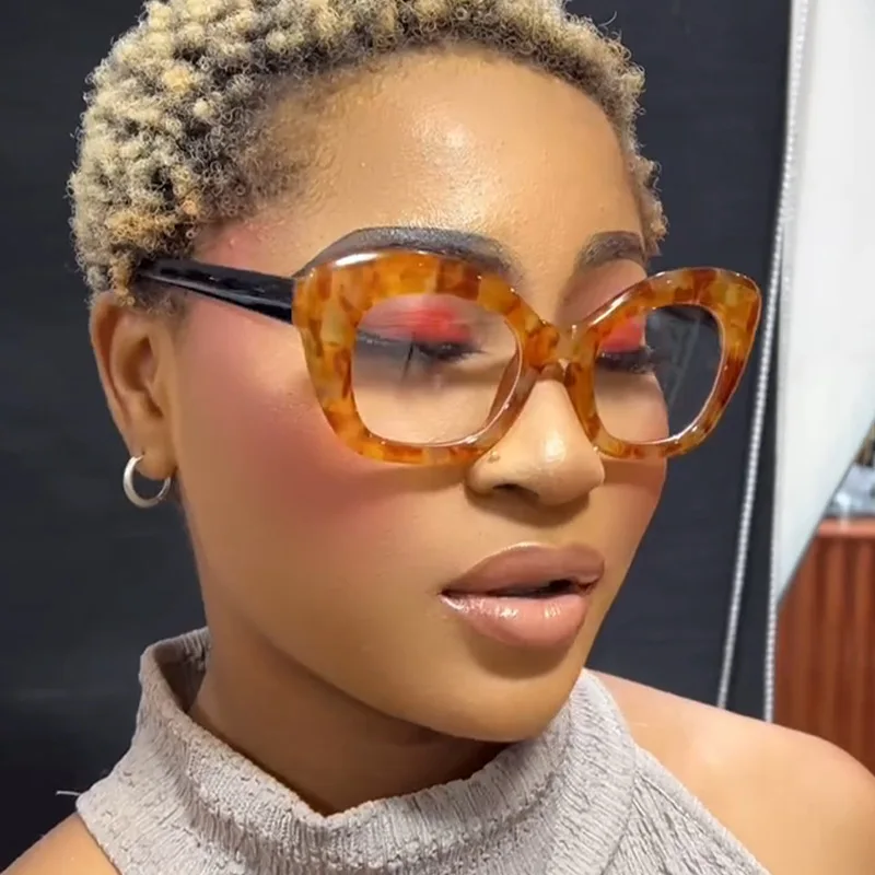 Модная женская оправа для очков «кошачий глаз» - Фотография_2