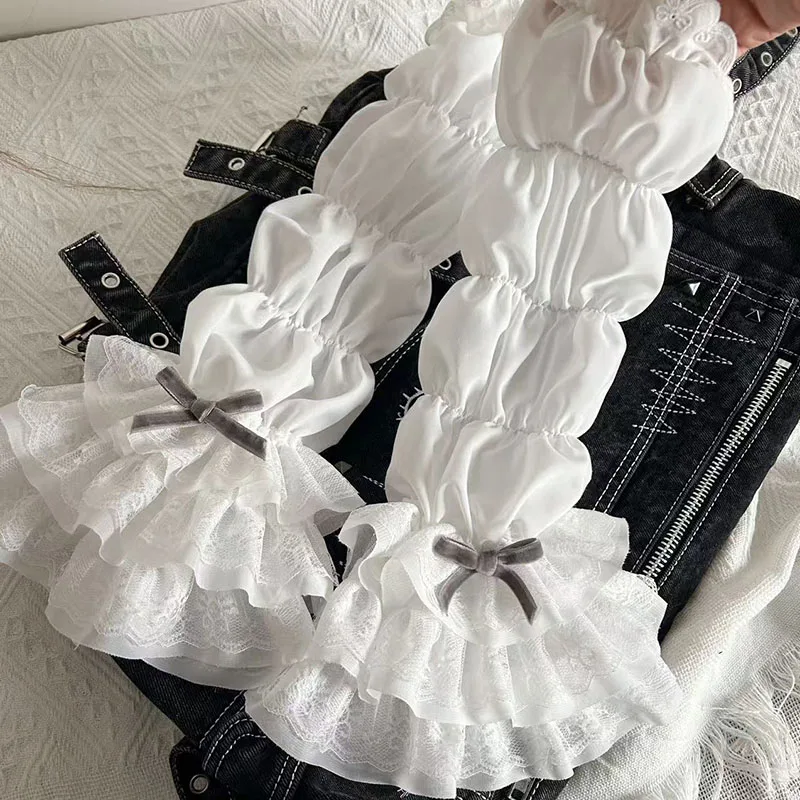 Lolita jk кружевные перчатки без - Фотография_3