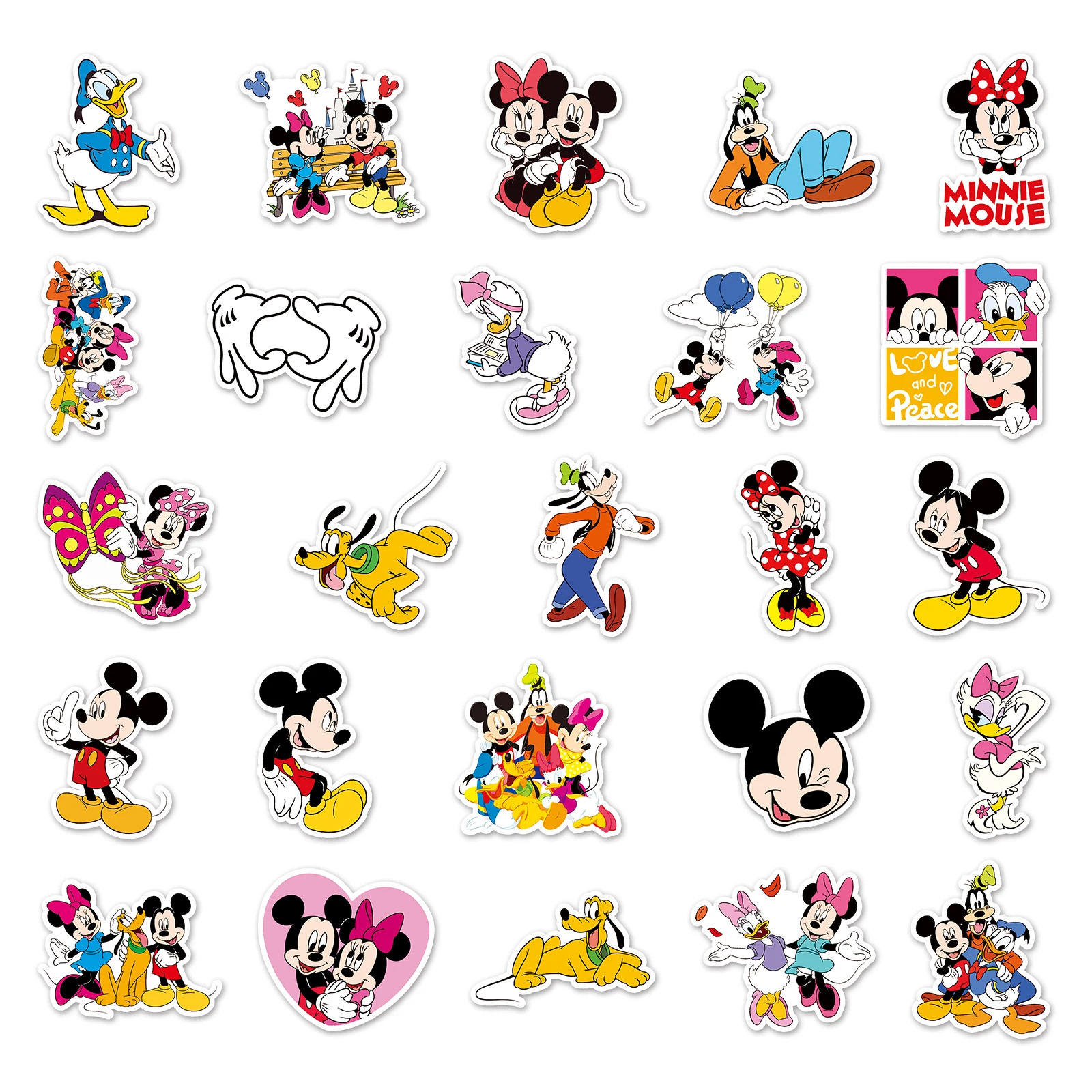 Miniso disney милые смешанные наклейки с микки маусом diy для телефонов - Фотография_3
