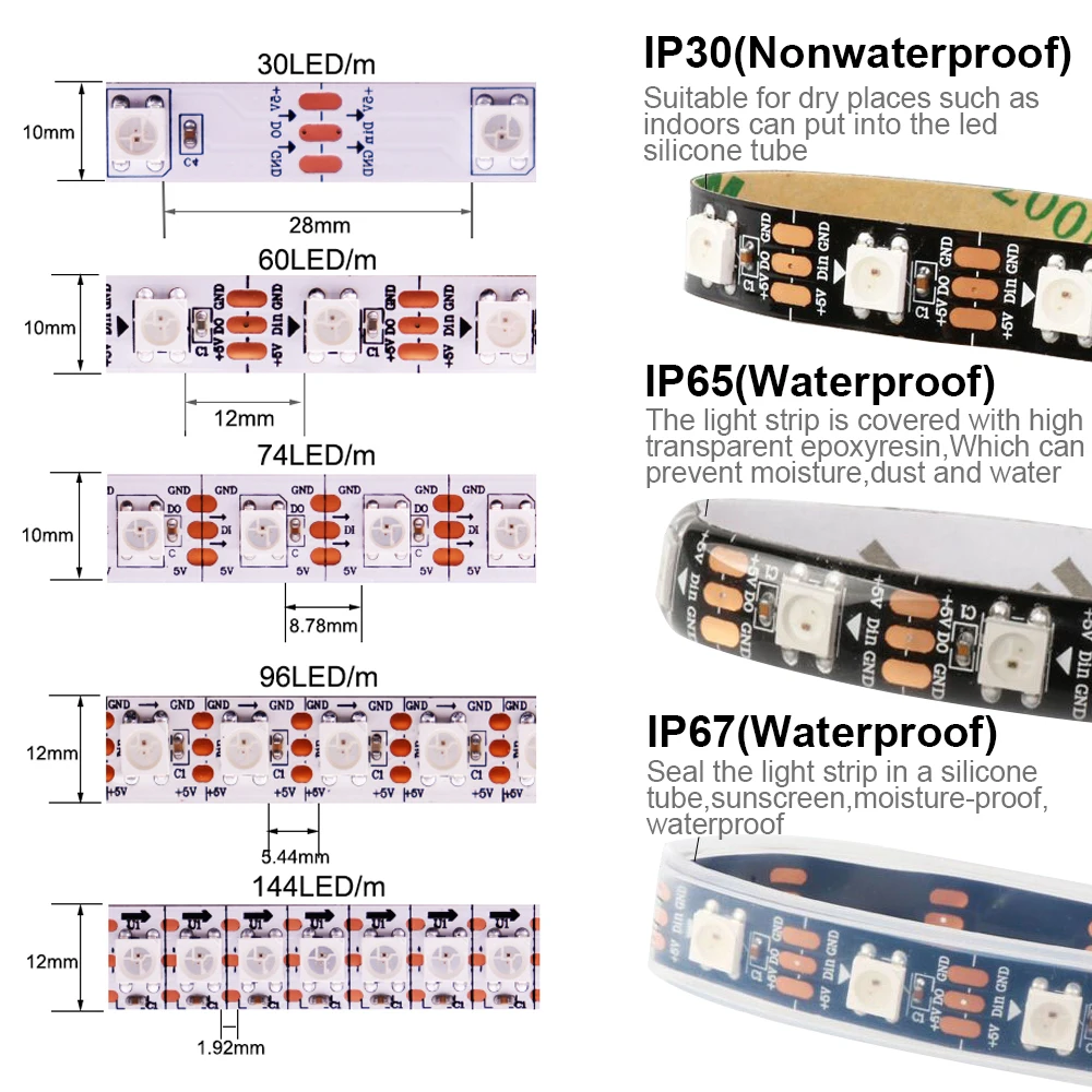 Ws2812b светодиодная лента usb - Фотография_2