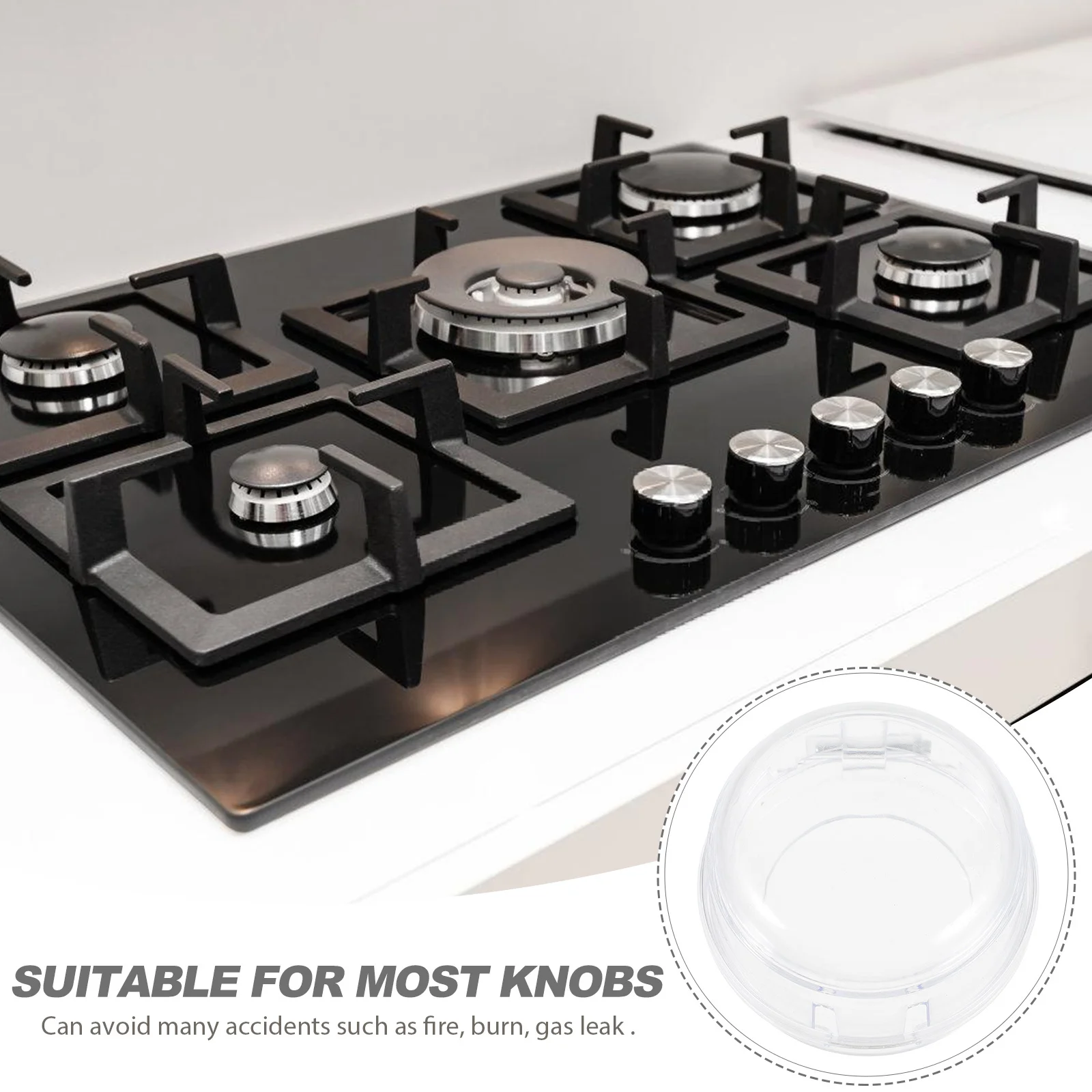 Черные чехлы для ручек газовой плиты - Фотография_6