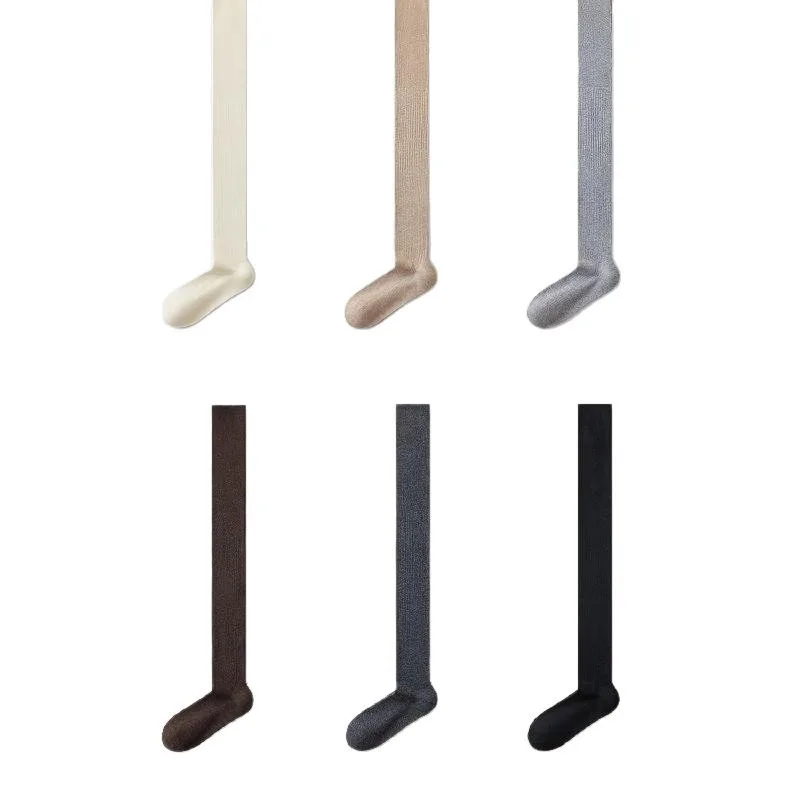 1 пара женских шерстяных носков выше колена - Фотография_6