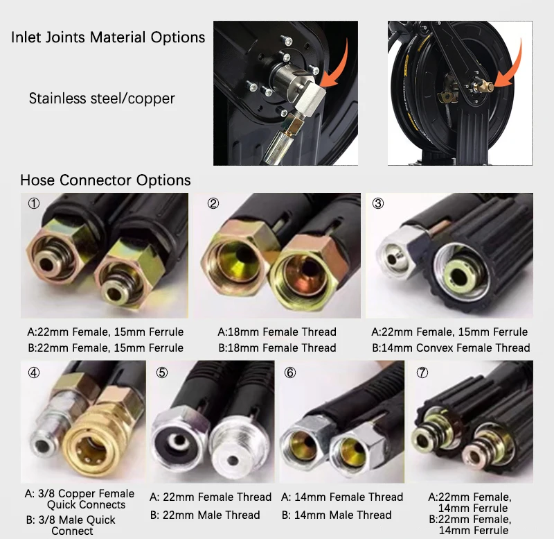Катушка для шланга tlf 1/2 1/4 - Фотография_4
