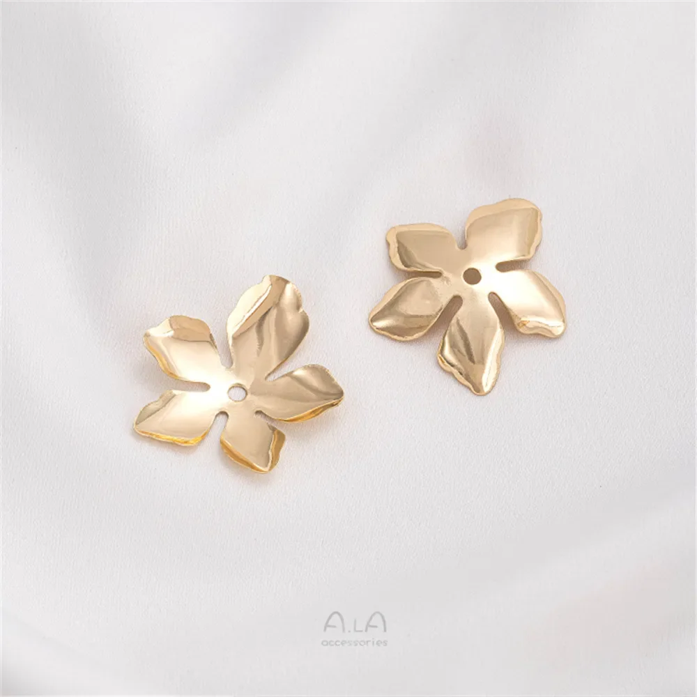 14k real gold plated handmade stamen - Фотография_5
