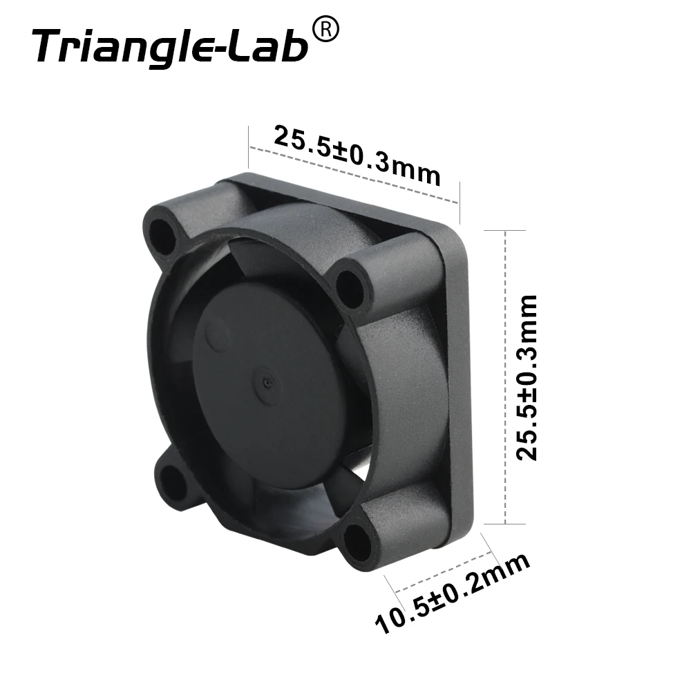 Trianglelab новый бесшумный вентилятор dc2510 2 - Фотография_2
