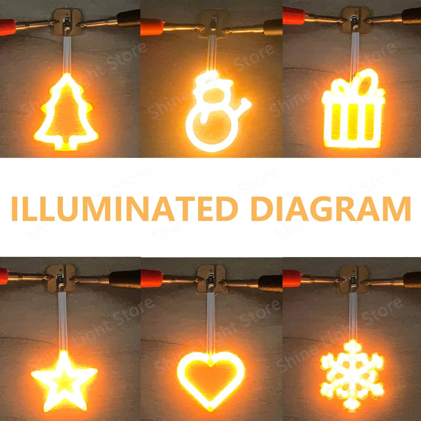 3 в, креативная рождественская елка с нитью в форме сердца - Фотография_4