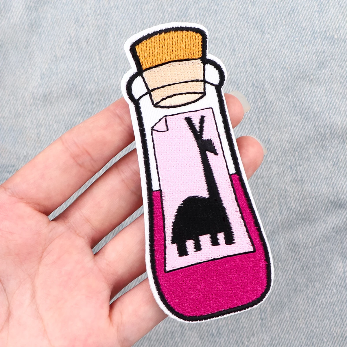 Мультяшная нашивка с вышивкой «дикий кабан» - Фотография_3