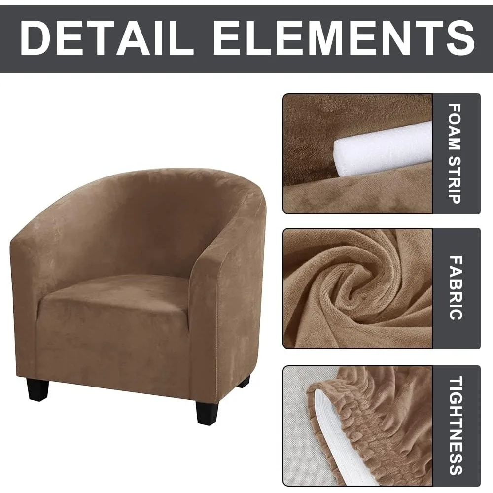 Бархатные эластичные чехлы на клубные - Фотография_5