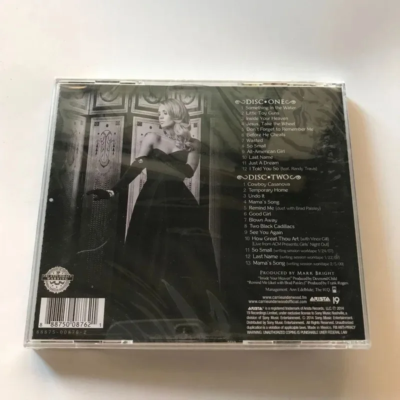 Pop carrie underwood музыкальный cd greatest hits decade album 2 шт - Фотография_2