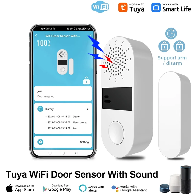 Tuya wi-fi датчик двери