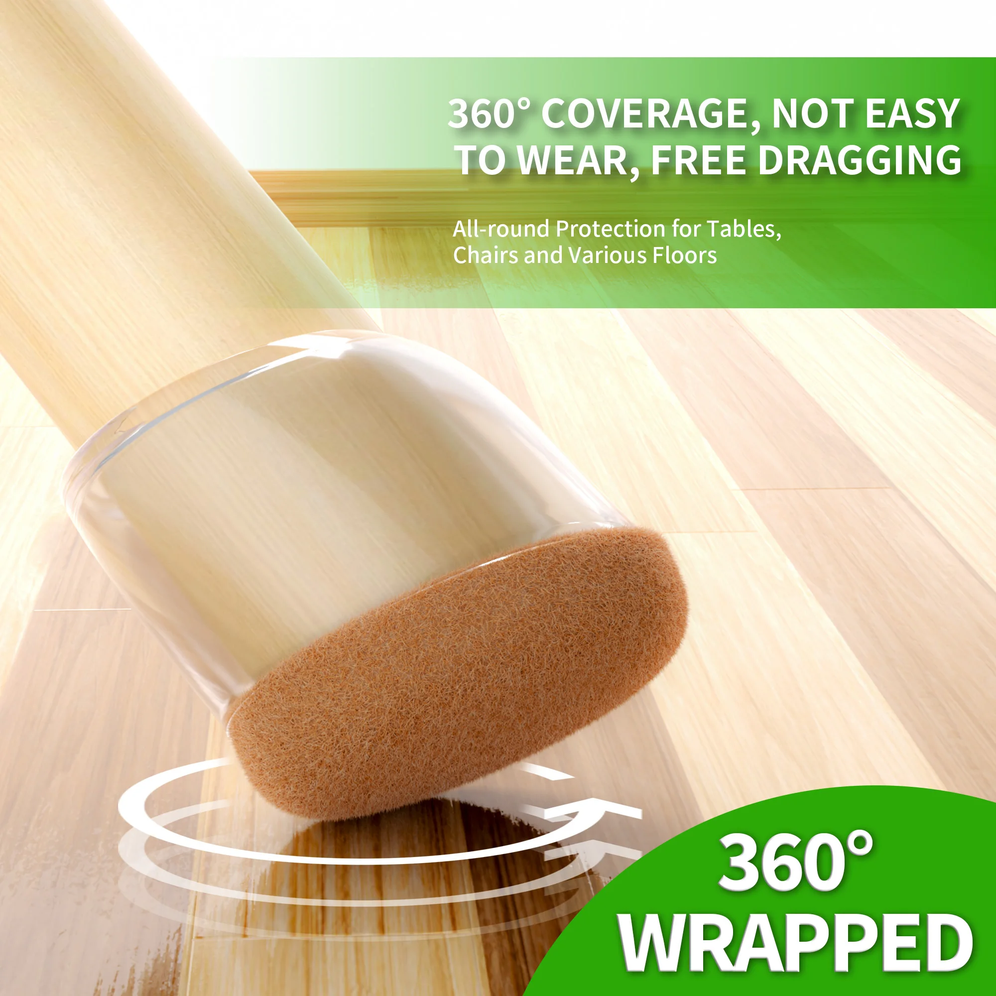 Защитные накладки на пол для ног стула - Фотография_4