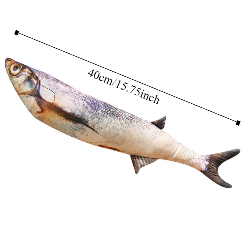 Плюшевая подушка с имитацией рыбы - Фотография_6