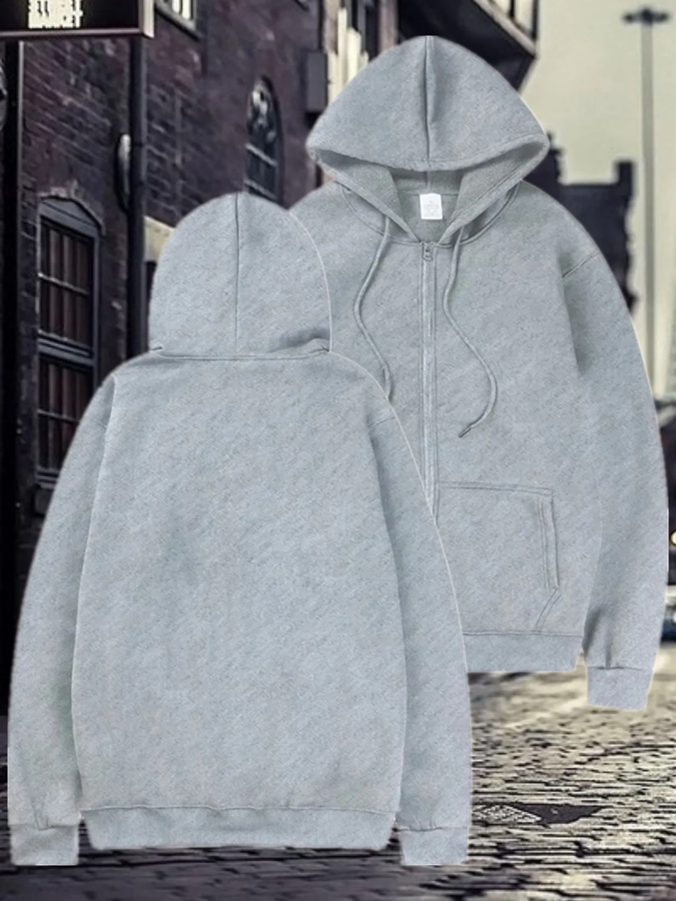 Мужская толстовка с капюшоном - Фотография_4