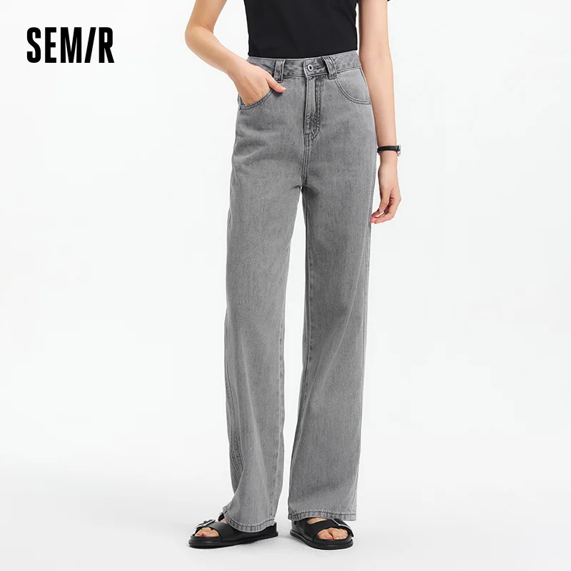 Джинсы semir, женские крутые широкие брюки - Фотография_3