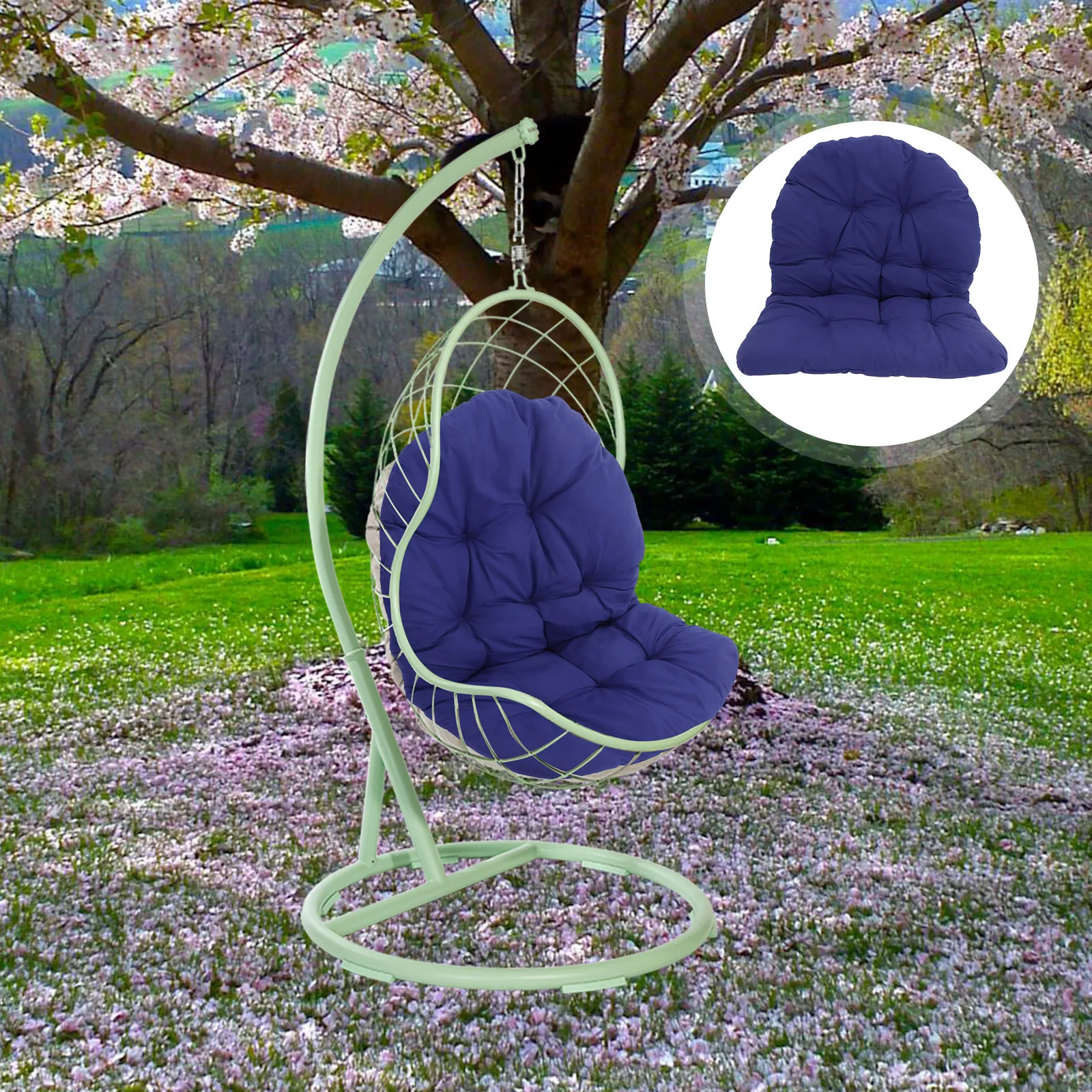 Подвесная подушка для стула-яйца