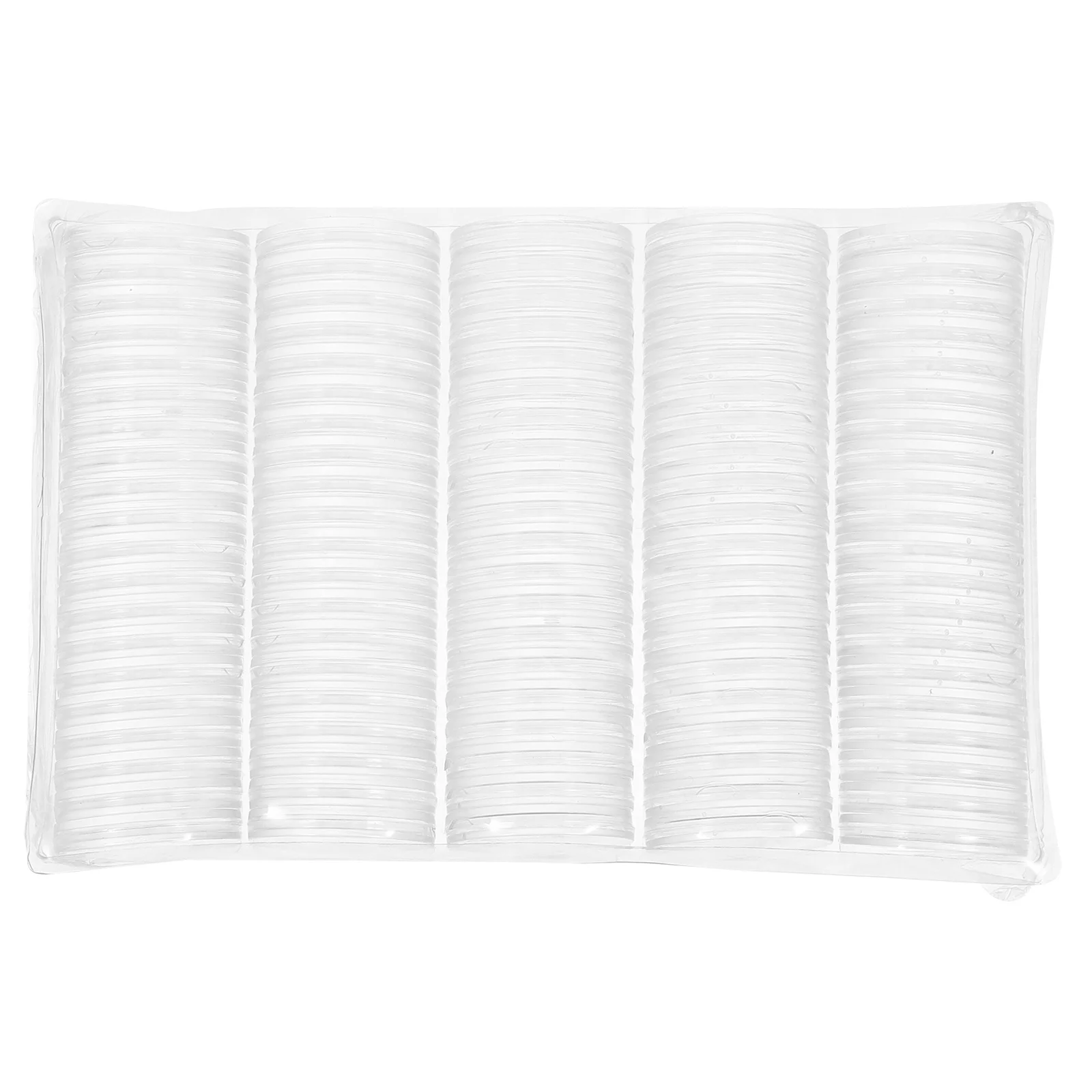 28 мм коробка для монет прозрачный круглый маленький размер для рекламы