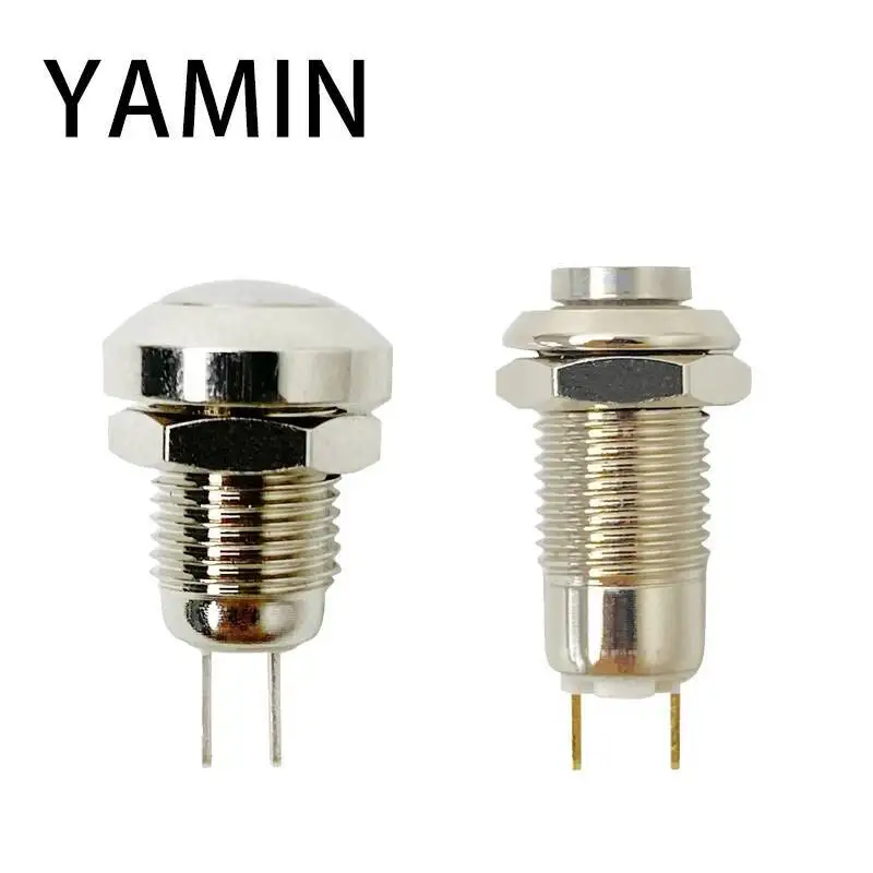 Металлический кнопочный переключатель 8 мм - Фотография_2