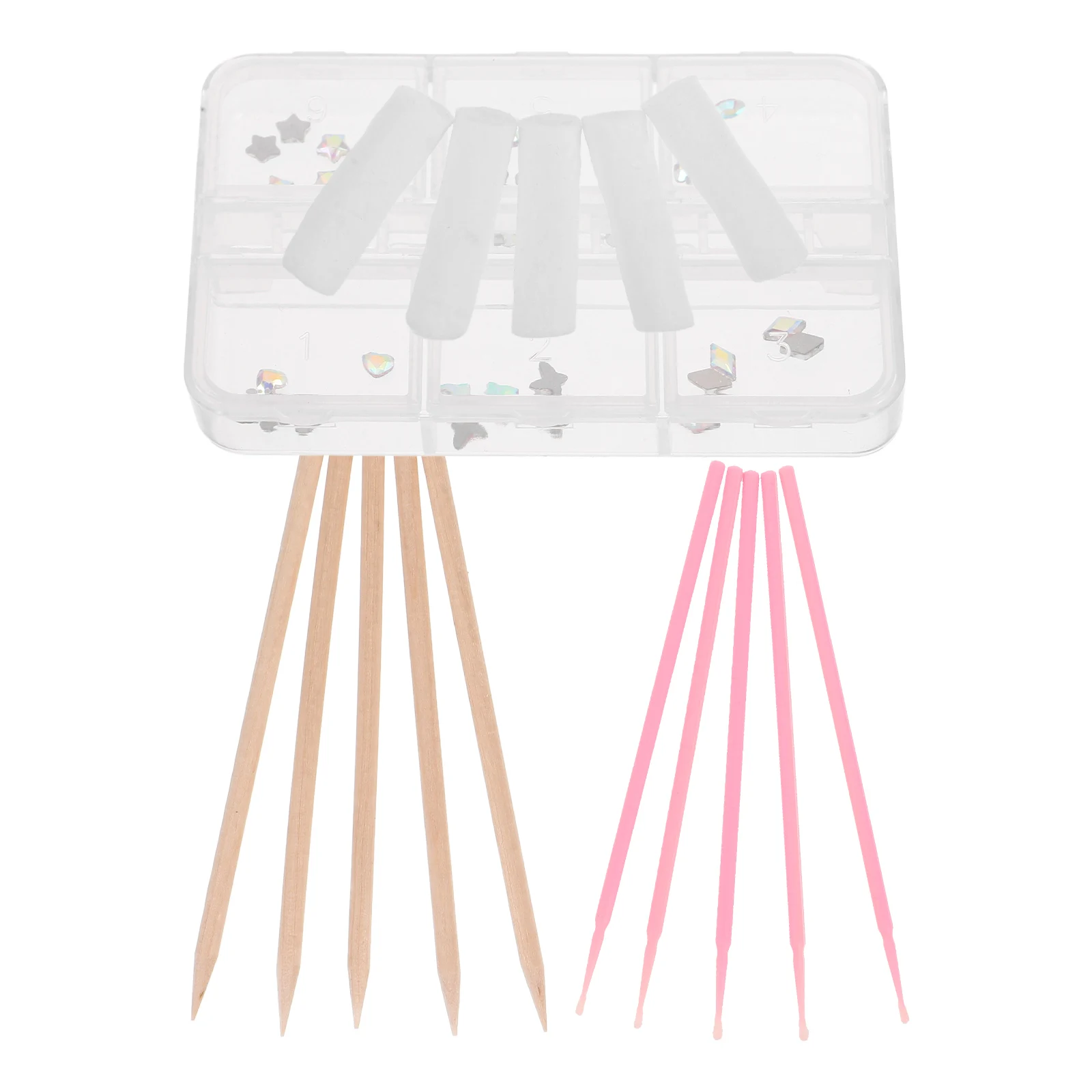 1 комплект, хрустальные зубы