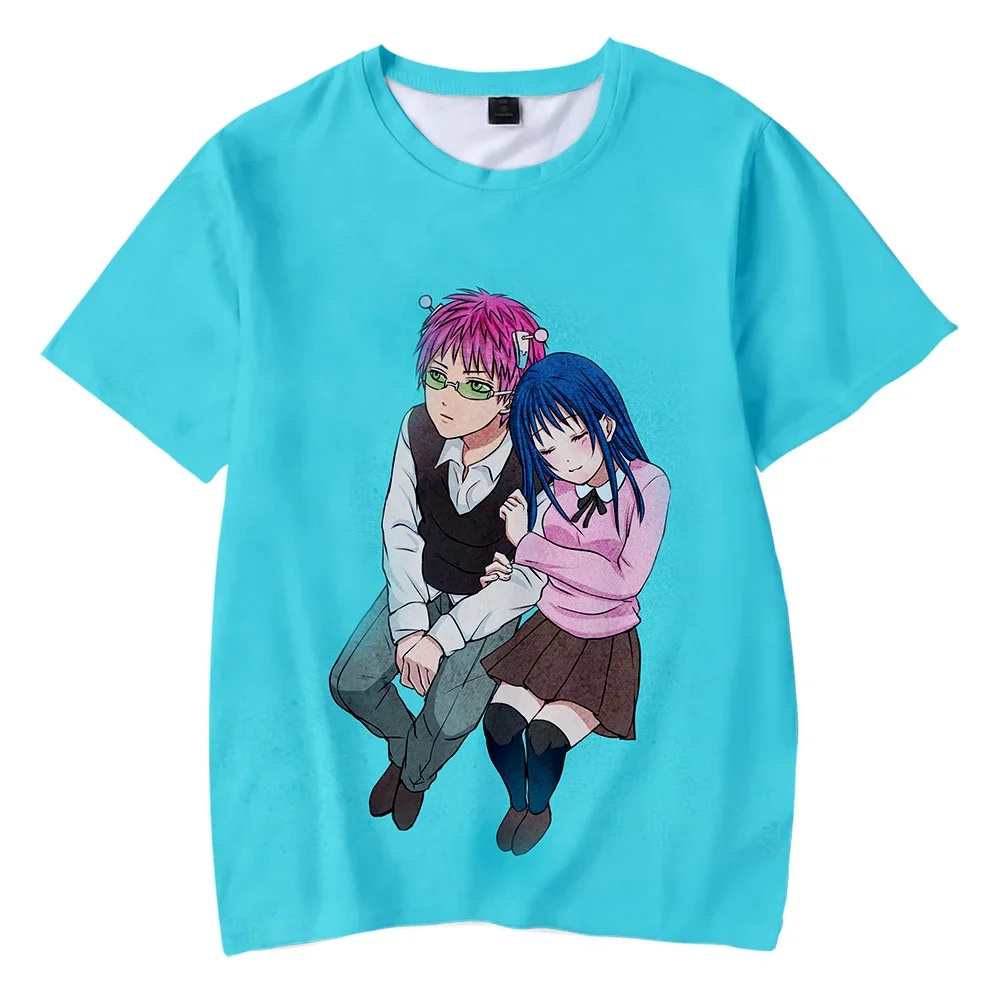 Футболка saiki kusuo no sai-nan с принтом для мужчин/женщин/детей harajuku - Фотография_4