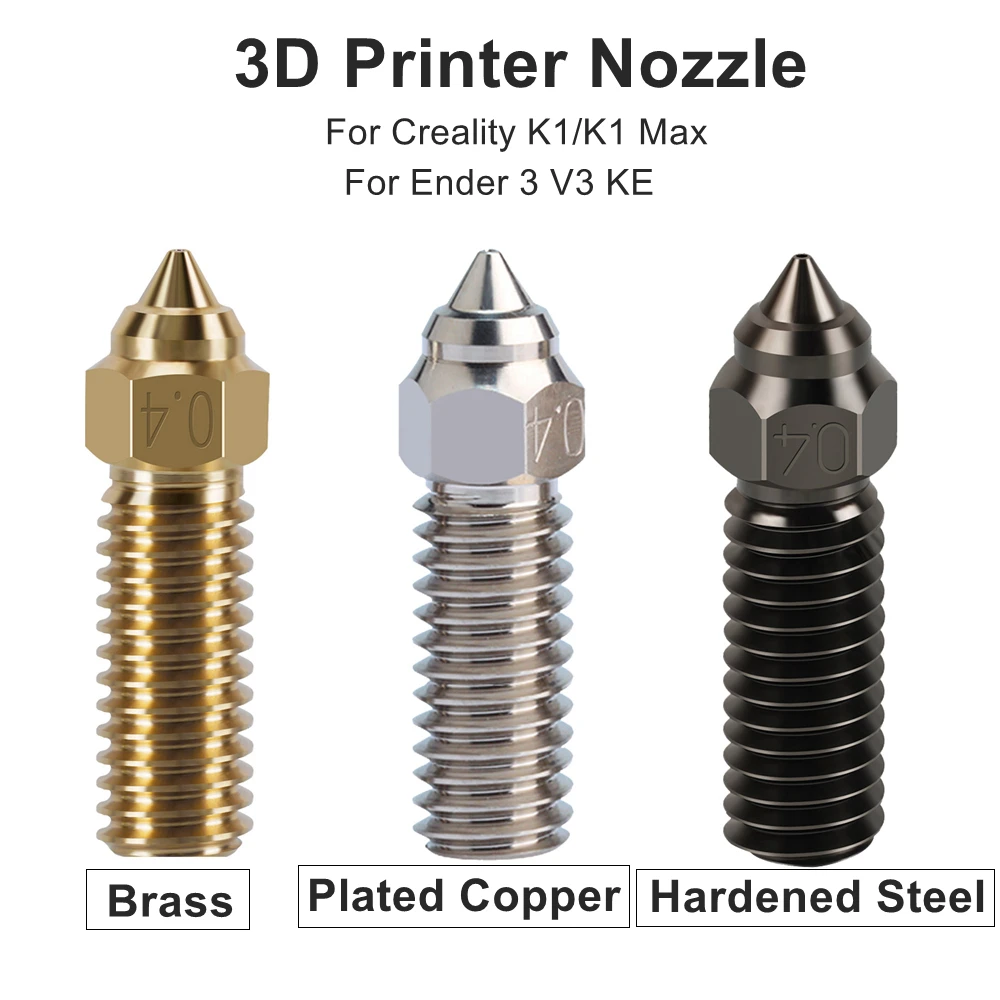 Форсунка ender 3 v3 ke с латунным покрытием из закаленной стали - Фотография_2