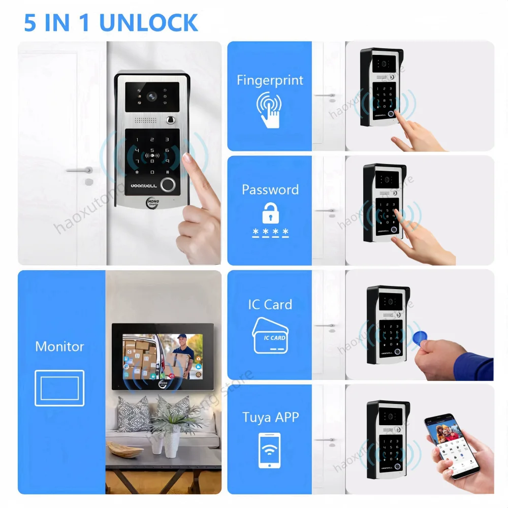 10-дюймовый tuya smart wi-fi видеодомофон - Фотография_2