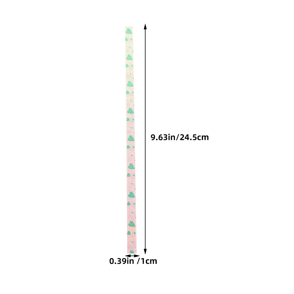 Яркие двусторонние бумажные полоски со звездами оригами для детей - Фотография_4