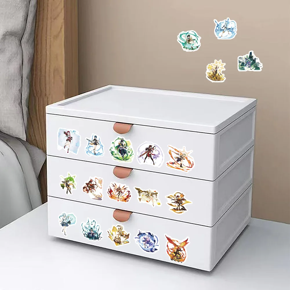 Genshin игровая наклейка милый - Фотография_6