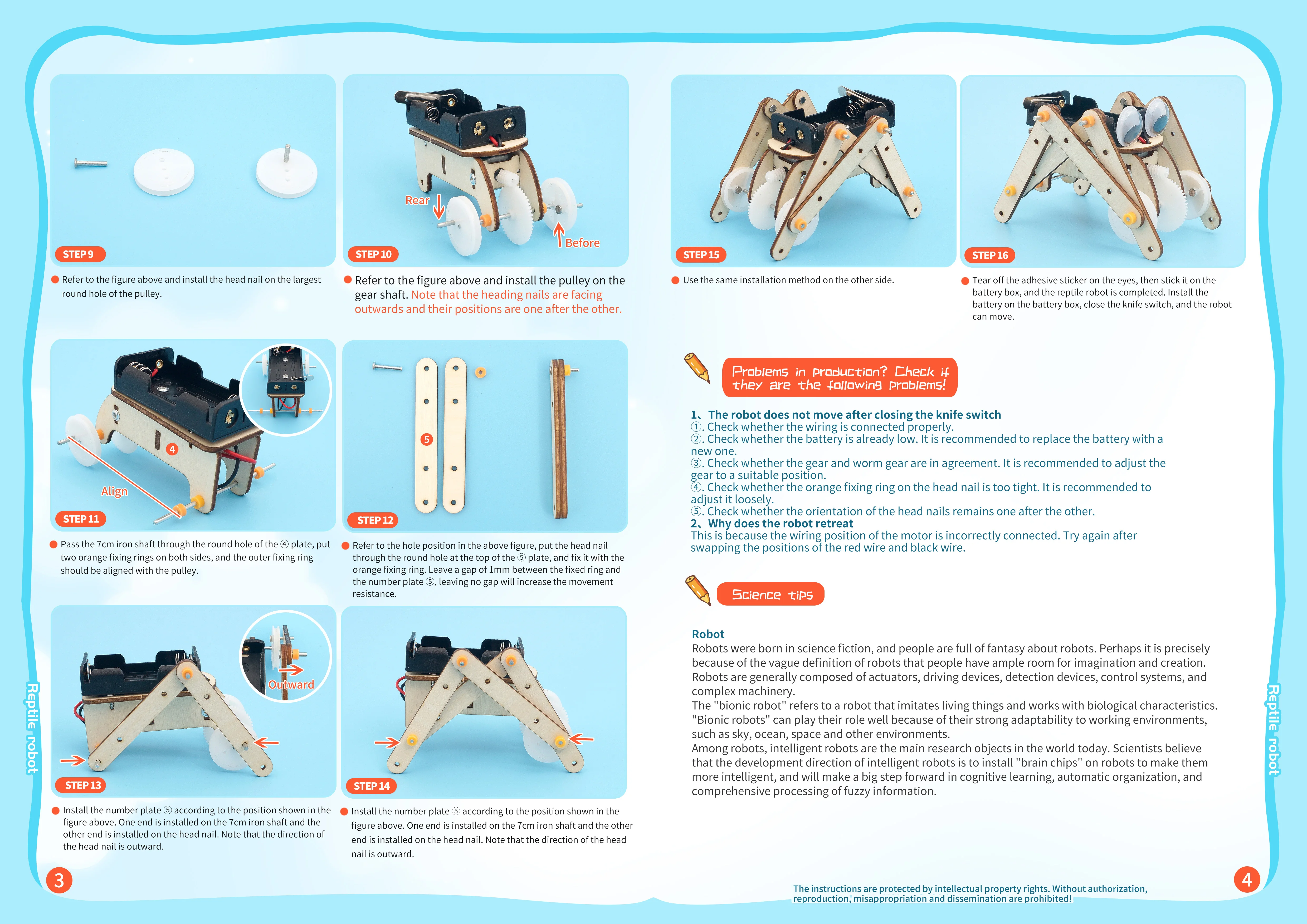 Diy робот-паук stem игрушки технология - Фотография_3