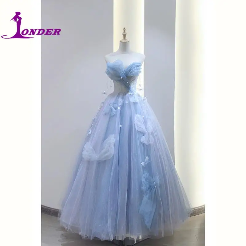 Sonder синее платье vestido de - Фотография_3