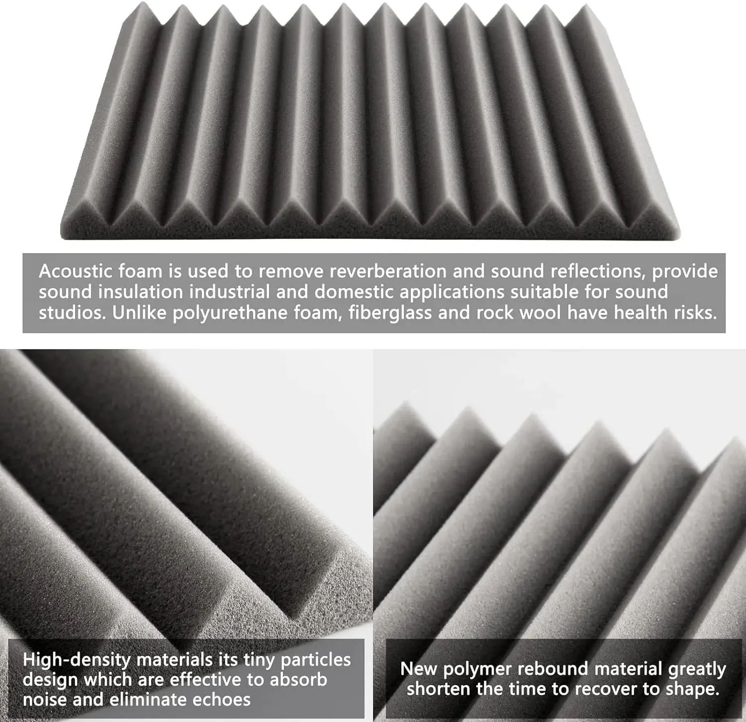 30x30x2,5 см студийные акустические - Фотография_4