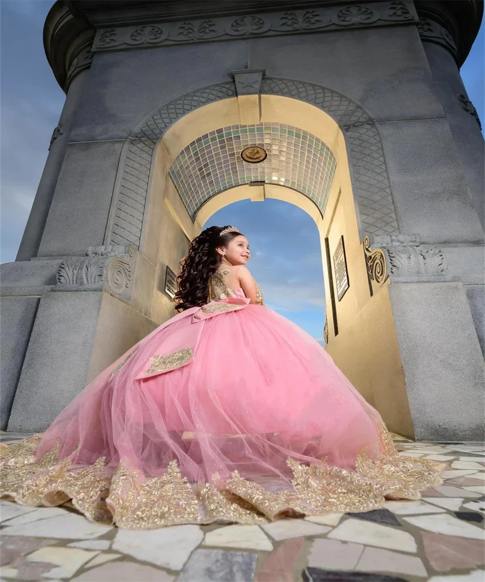 Свадебные платья с длинными рукавами для девочек-цветочниц - Фотография_2