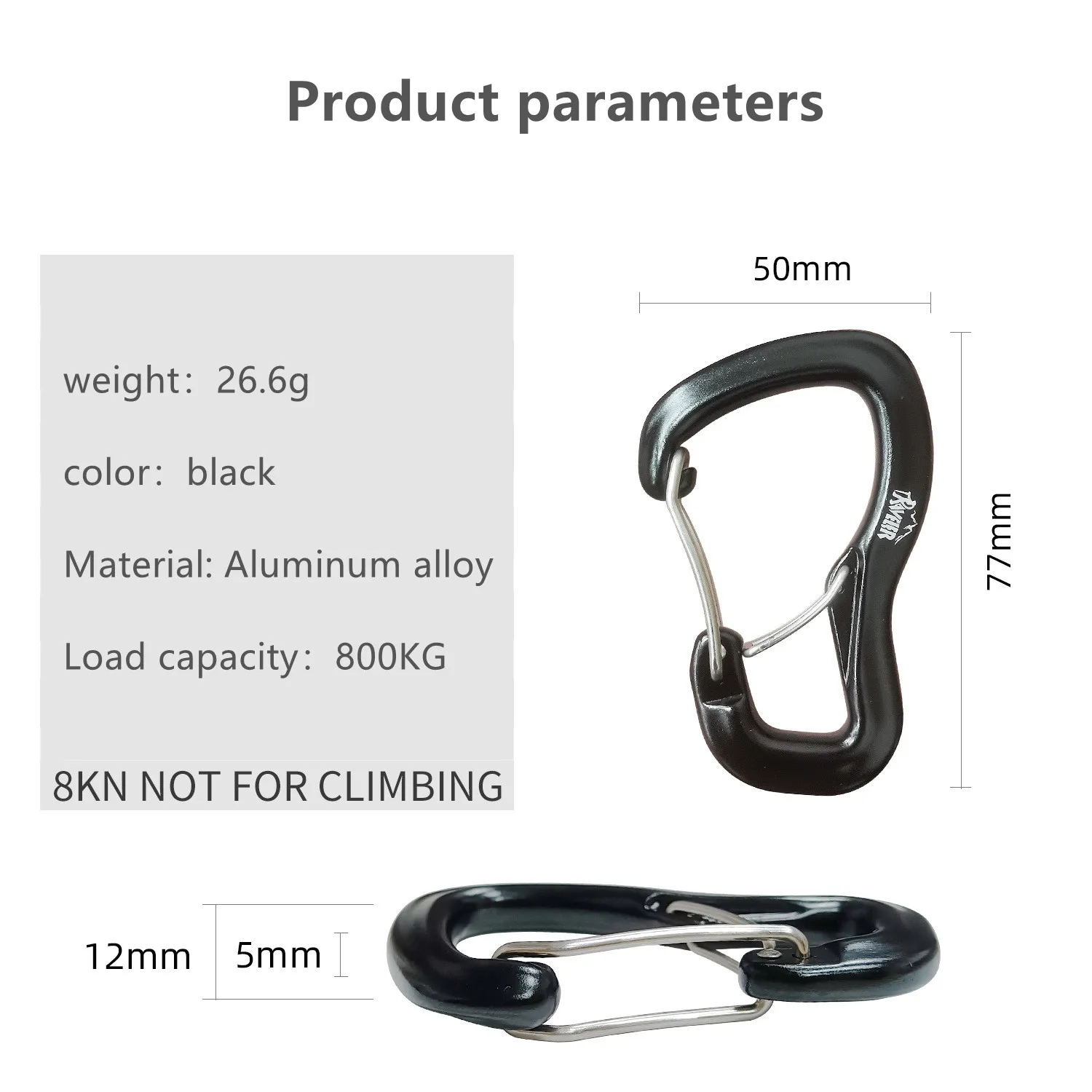 Двойная запирающая пряжка для уличного гамака - Фотография_5