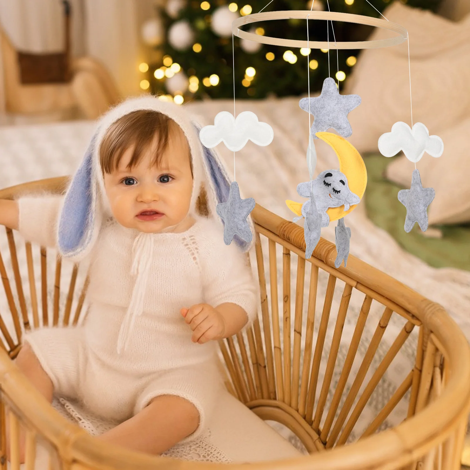 Фетровая кроватка с животными - Фотография_5