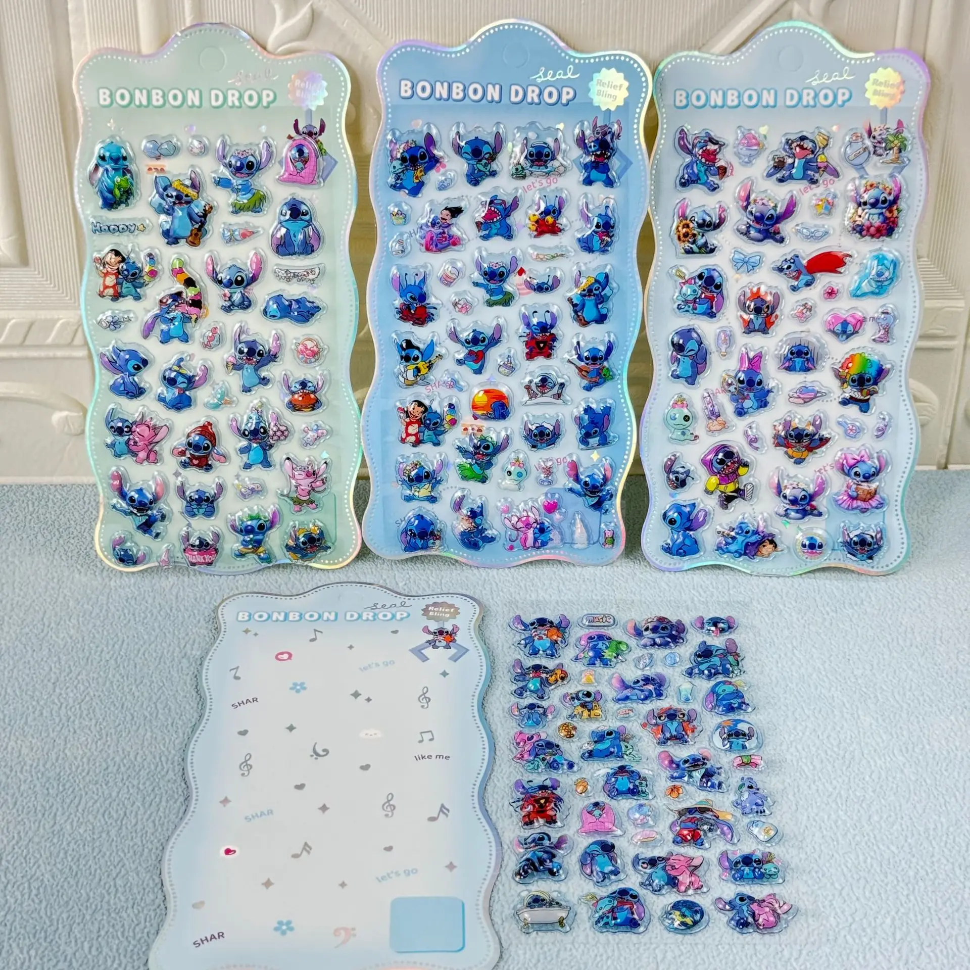 Стежка 3d желейные наклейки детские - Фотография_2