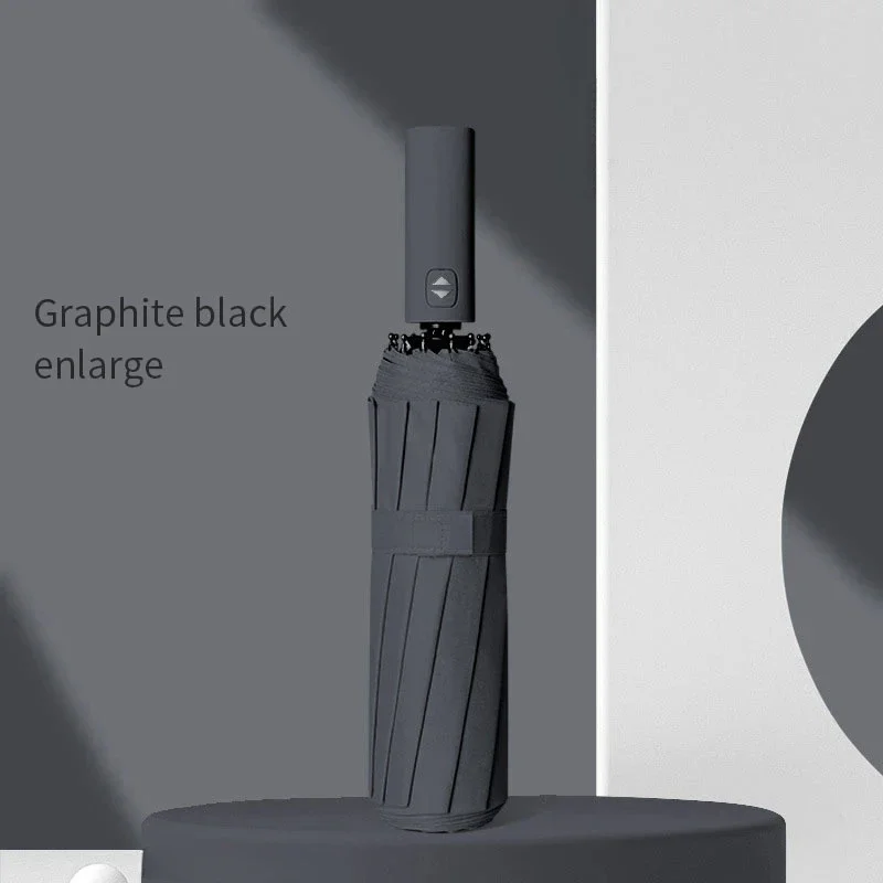 Полностью автоматический складной зонт с двойной костью xiaomi 24 - Фотография_3