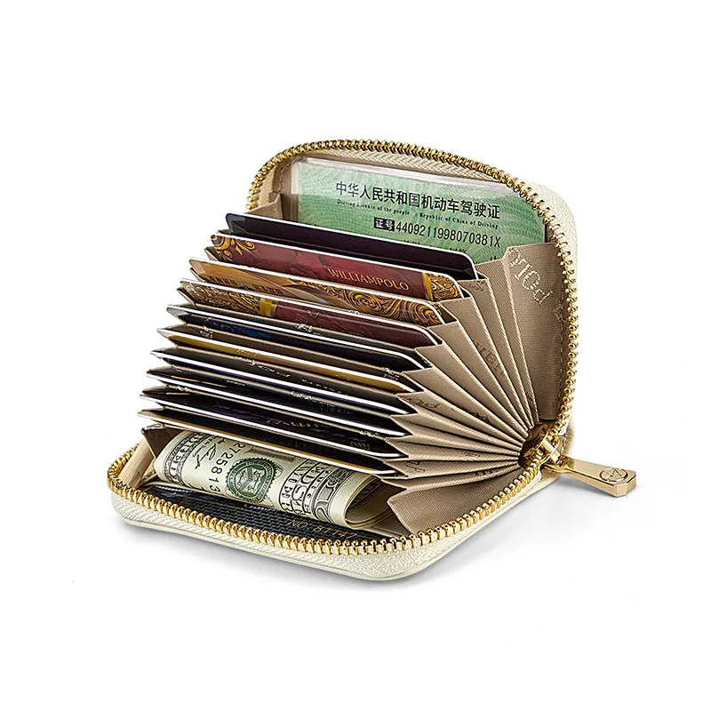 Женская модная визитница из натуральной кожи - Фотография_4