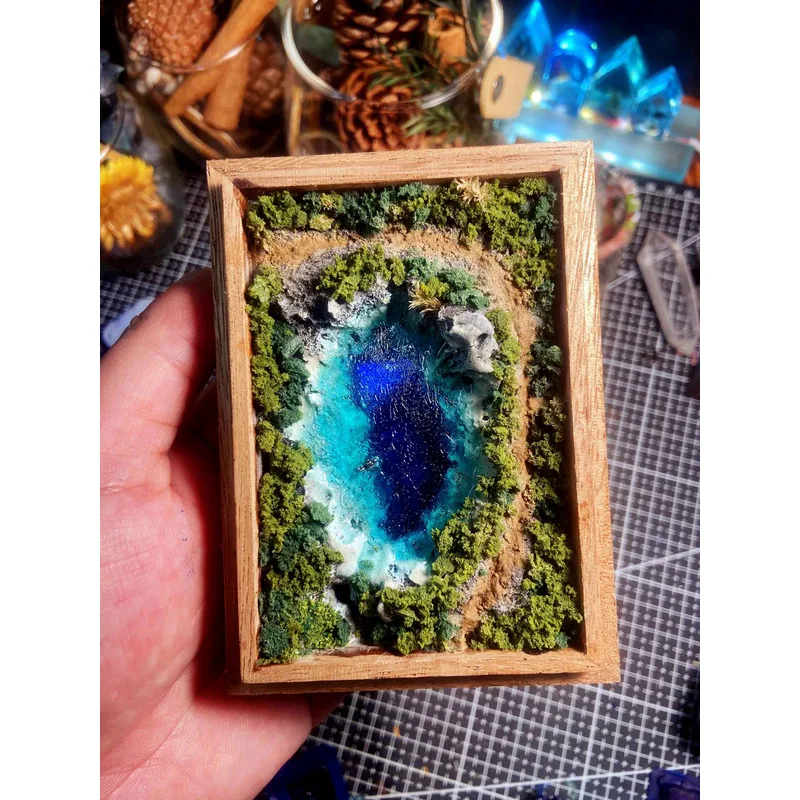 Макс глаз земли ручной работы миниатюрный