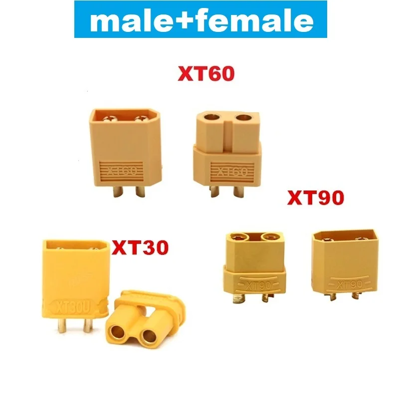 (5 пар) xt30 xt60 xt90 штекер «папа-мама»