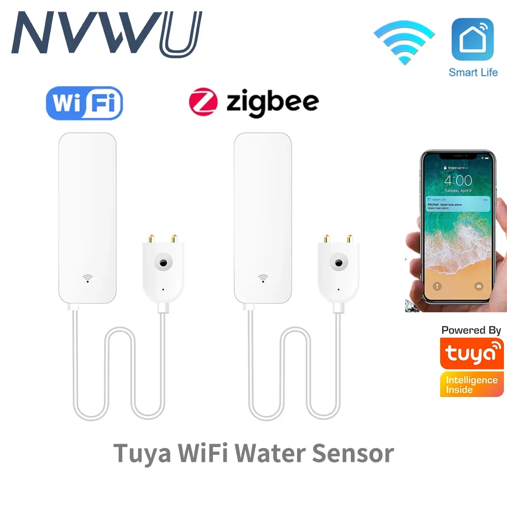 Умный датчик воды tuya wifi zigbee