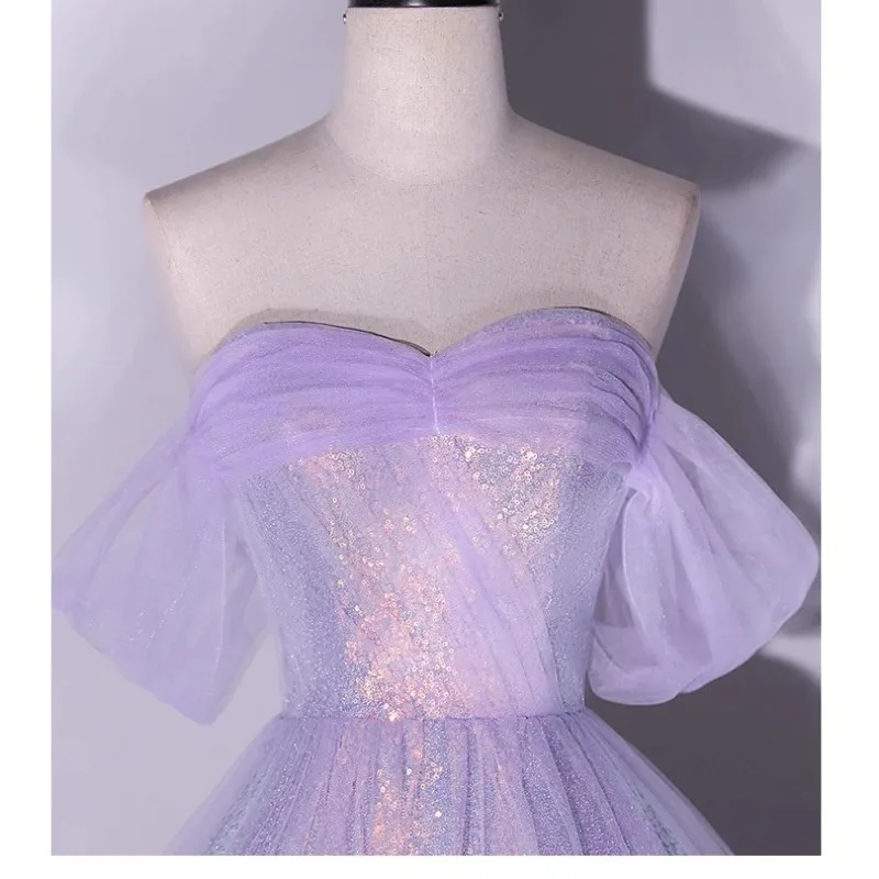 Платья для выпускного вечера светло-фиолетовое - Фотография_5