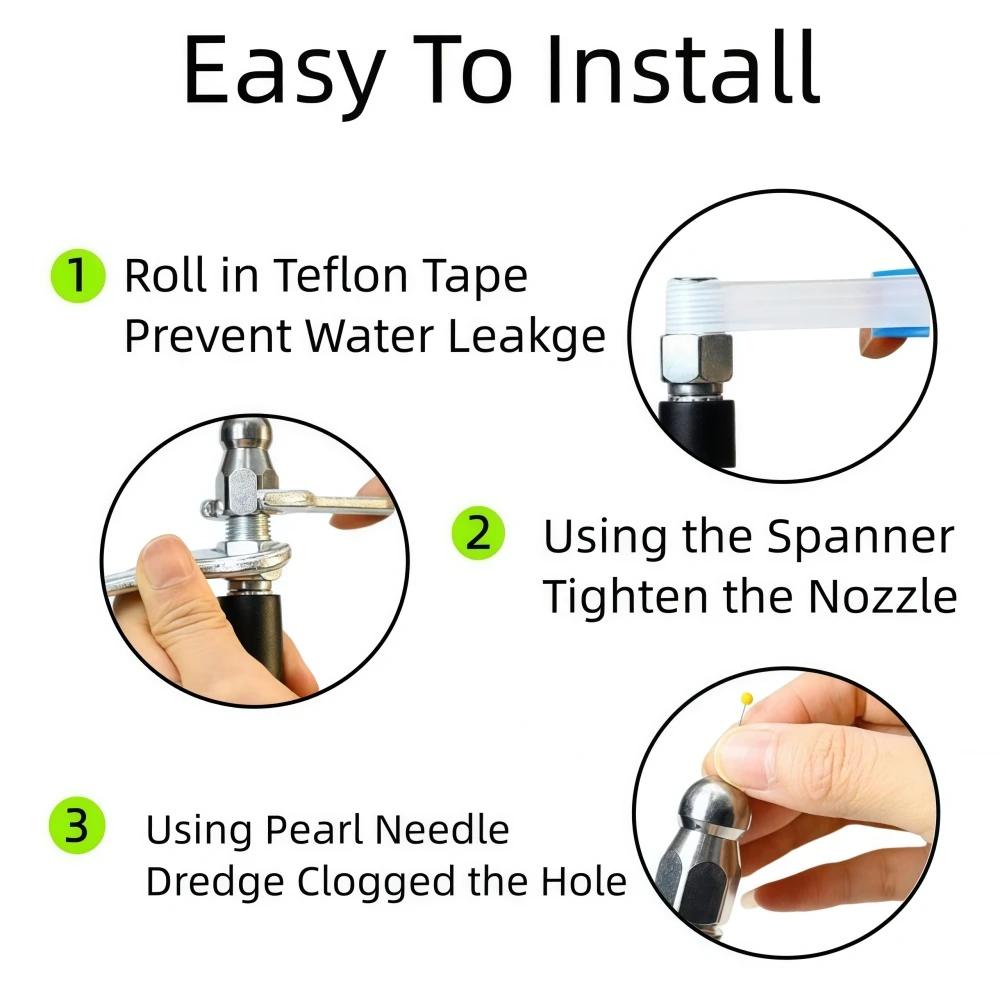 5 ~ 50м давление мойки канализации jetter комплект - Фотография_3