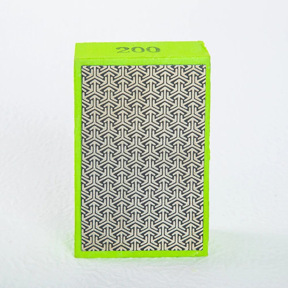 Гальваника алмазная ручная полировальная подушечка для плитки - Фотография_4